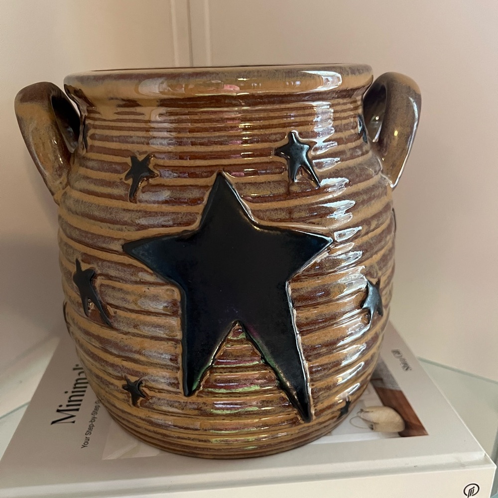Vintage Honey and Me Stars Clay pottery